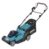Аккумуляторный набор садовой техники Makita, 40 В: газонокосилка LM003 + триммер UR002, с АКБ 4 Ач и ЗУ
