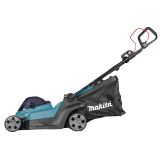 Аккумуляторный набор садовой техники Makita, 40 В: газонокосилка LM003 + триммер UR002, с АКБ 4 Ач и ЗУ