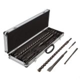 Набор буров и долот Makita, SDS-Plus, 10 шт., D-21191
