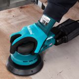 Аккумуляторная эксцентриковая шлифмашина Makita BO002CGZ, 40 В, 150 мм, 10000 кол/мин, с выносной батареей, без АКБ и ЗУ
