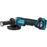 Аккумуляторная угловая шлифмашина Makita, 18 В, 125 мм, 8500 об/мин, без АКБ и ЗУ, DGA518ZU