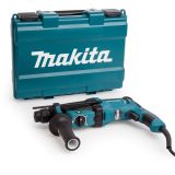Набор Makita: перфоратор Makita HR2630, 800 Вт, 2.4 Дж, 4600 уд/мин + перчатки "Механик" PGH-160350-XL + смазка для буров 196804-7, PT1051