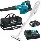 Набор: вертикальный пылесос + воздуходув Makita CLX245SAX1, 12 В