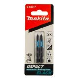 Бита Makita PZ1, 50 мм, хвостовик 1/4", 2 шт. (B-63747)