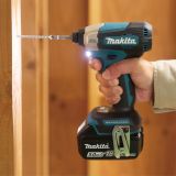 Аккумуляторный шуруповерт Makita DTD157RTJ, 18 В, 140 Нм, 4100 уд/мин, с 2 АКБ 5 Ач и ЗУ, в кейсе MakPac