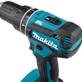Аккумуляторная ударная дрель-шуруповерт Makita DHP485SYE, 18 В, 1900 об/мин, 28500 уд/мин, с 2 АКБ 1.5 Ач и ЗУ, в кейсе