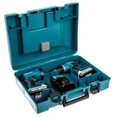 Аккумуляторная дрель-шуруповерт Makita DF457DWLE, с фонарем, 2 АКБ 1.5 Ач и ЗУ, в кейсе