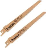 Полотно для сабельной пилы Makita по дереву, 150x1,2x6TPI, 2 шт, D-53089