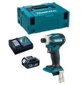 Аккумуляторный винтовёрт Makita 18 В, 1х5,0Ah, 180 Нм, кейс MakPac, DTD172RT1J