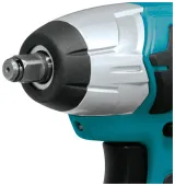 Аккумуляторный ударный гайковерт Makita TW161DWAE, 2400 об/мин, с 2 АКБ 2 АЧ и ЗУ, в кейсе