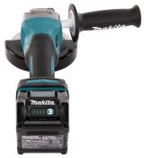 Аккумуляторная угловая шлифмашина Makita GA013GM101, 125 мм, 8500 об/мин, с АКБ 4 Ач и ЗУ, в кейсе MakPac-4