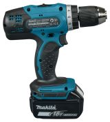 Набор Makita: аккумуляторная дрель-шуруповерт DDF453SYE, 18 В, 42 Нм, 1300 об/мин, с 2 АКБ 1.5 Ач и ЗУ, в кейсе + набор бит E-03084, 31 шт., PT1041