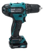 Набор Makita: аккумуляторная дрель-шуруповерт DF333DWAE, 12 В, 30 Нм, 1700 об/мин, с 2 АКБ 2 Ач и ЗУ, в кейсе + набор бит E-03084, 31 шт., PT1044