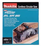 Набор Makita: 2 aккумуляторные дисковые пилы HS011GZ, 260 мм, 3500 об/мин + аккумулятор BL4040, 40 В, 4 Ач + быстрое зарядное устройство DC40RA, PT982