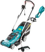 Набор сетевой садовой техники Makita: газонокосилка ELM3720 + триммер UR3501