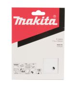 Бумага шлифовальная для шлифмашинок Makita 114х102 мм, K100, цвет белый, 10 шт., P-35835