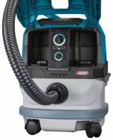Набор Makita: аккумуляторный пылесос VC001GLZ, 8 л, 3.2 м³/мин + аккумулятор BL4040, 40 В, 4 Ач + быстрое зарядное устройство DC40RA, PT990