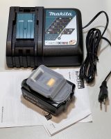 Набор Makita: аккумулятор BL1830B, Li-Ion, 18 В, 3 Ач и зарядное устройство DC18RC, 7.2-18 В, 3 А,  191A25-2/U, уцененный товар