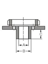Направляющая втулка фрезера Makita 7,7x9,5x8, для 3600H/3601B, 323448-2