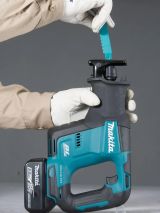 Аккумуляторная сабельная пила Makita DJR188Z, 18 В, 3000 ход/мин, 20 мм, без АКБ и ЗУ