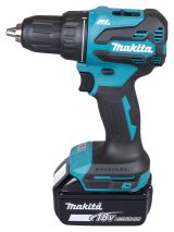 Аккумуляторная дрель-шуруповерт Makita DDF490WV, 18 В, 1900 об/мин, с АКБ 2 Ач и ЗУ, в кейсе