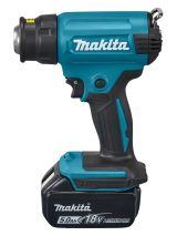 Аккумуляторный тепловой пистолет (фен) Makita LXT 18В, 1 режим, 550°, с АКБ 5 Ач и ЗУ, в кейсе MakPac, DHG180RT1J