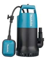 Дренажный насос Makita PF0800, 800 Вт, 0.9 бар, 220 л/мин