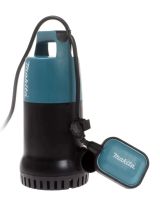 Дренажный насос Makita PF0800, 800 Вт, 0.9 бар, 220 л/мин
