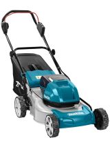 Аккумуляторная газонокосилка Makita DLM460PT2, 2х18 В, 3300 об/мин, 60 л, с 2 АКБ 5 Ач и ЗУ