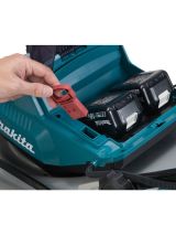 Аккумуляторная газонокосилка Makita DLM460PT2, 2х18 В, 3300 об/мин, 60 л, с 2 АКБ 5 Ач и ЗУ