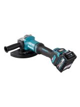 Аккумуляторная угловая шлифмашина Makita GA038GT201, 40 В, 230 мм, 6600 об/мин, с 2 АКБ 5 Ач и ЗУ, в кейсе