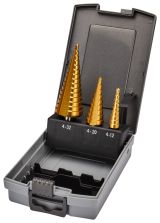 Набор сверл по металлу Makita ступенчатые, 4-12/4-20/4-32 мм, 3 шт. (D-46573)