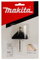 Фреза кромочная конусная Makita 45° Makita 50, 8х19х12х38х2Т, D-11514