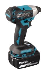 Аккумуляторный ударный шуруповерт Makita DTD157RTJ, с 2 АКБ 5 Ач и ЗУ, в кейсе MakPac-2