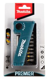 Набор насадок Makita Impact Premier 11 шт., 25мм, C-form (PH, PZ, T, магнитный держатель), E-03567