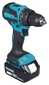 Аккумуляторная дрель-шуруповерт Makita DDF490WV, 18 В, 1900 об/мин, с АКБ 2 Ач и ЗУ, в кейсе