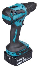 Аккумуляторная дрель-шуруповерт Makita DDF490WV, 18 В, 1900 об/мин, с АКБ 2 Ач и ЗУ, в кейсе