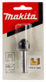 Фреза пазовая галтельная Makita 10R 20х16х12х38х2Т, D-10849