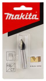 Фреза V-образная 60° Makita 12, 7х15, 9х8х32х2Т, D-10752