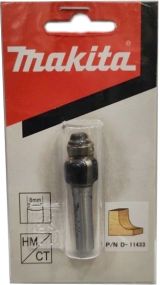 Фреза кромочная галтельная Makita 3R 15, 5х9, 5х8х32х2Т, D-11433