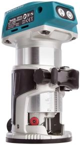 Аккумуляторный набор Makita, 18 В: рубанок DKP181Z + фрезер DRT50, без АКБ и ЗУ, в кейсе MakPac