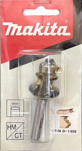 Фреза кромочная фигурная Makita 25.4х15, 9х8х38х2Т, D-11835