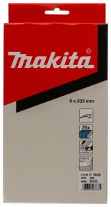 Лента шлифовальная для шлифмашинок Makita 9х533 мм, К100, 1 шт., P-39469