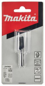 Фреза Makita пазовая с 2 режущими кромками "Standard", 12х19х51 мм, (D-67832)