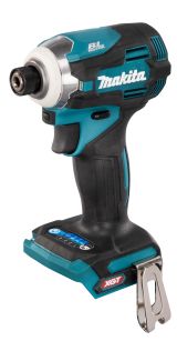 Набор: аккумуляторный ударный шуруповерт Makita TD001GZ + аккумулятор с зарядным устройством Makita (XGT, 1x4.0Ач, DC40RA) 191J67-0