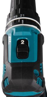 Аккумуляторная ударная дрель-шуруповерт Makita DHP485SYE, 18 В, 1900 об/мин, 28500 уд/мин, с 2 АКБ 1.5 Ач и ЗУ, в кейсе