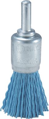 Щетка нейлоновая кистевая Makita (d12 мм, синяя, G240, 6 мм), D-45705