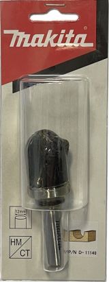 Фреза пазовая галтельная Makita 6R 12, 7х25, 4х12х40х2Т, хвост. подшипник, D-11140