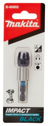 Магнитный держатель Makita с зажимным патроном, 60 мм Impact Black, (B-66802)