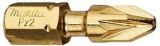 Набор насадок Makita Impact Gold PZ2, 25 мм, C-form (10 шт. в наборе), B-39534